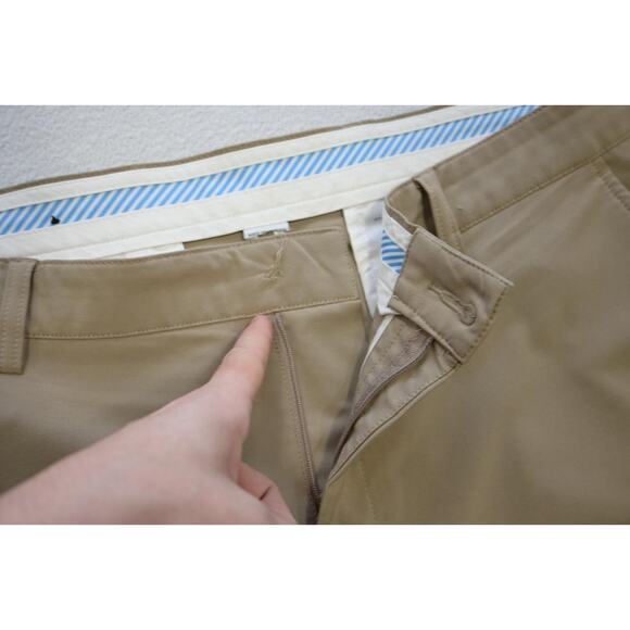 FootJoy Golf Pants Dry Fitting Performance Beige Flat Athletic Mens Size 38 x 33 - Picture 7 of 9